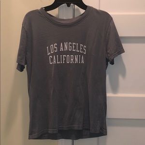 Brandy Melville Muted Blue/Gray T-Shirt